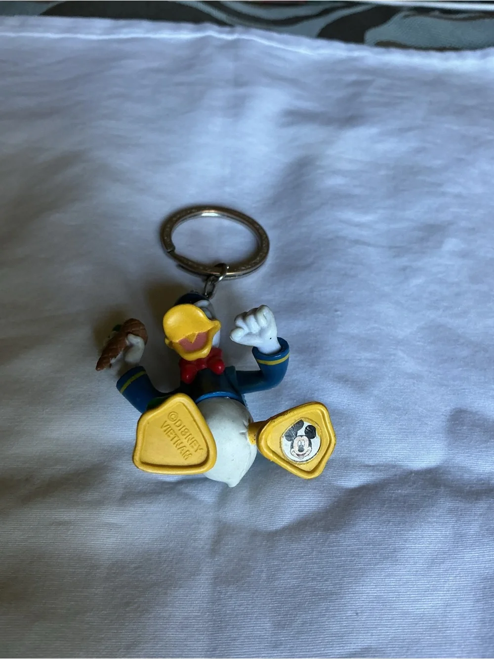 Disney Donald Duck Blue & Yellow Keychain